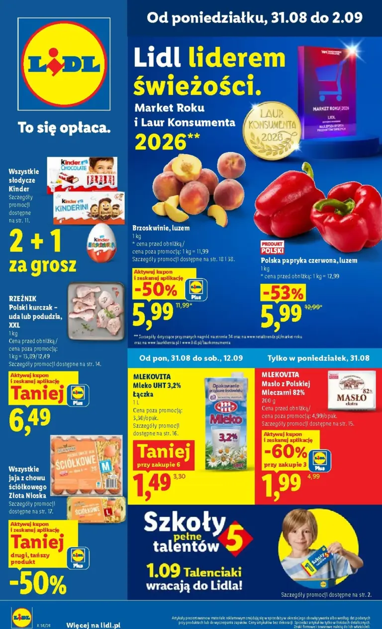Lidl Gazetka od 31.08.2026