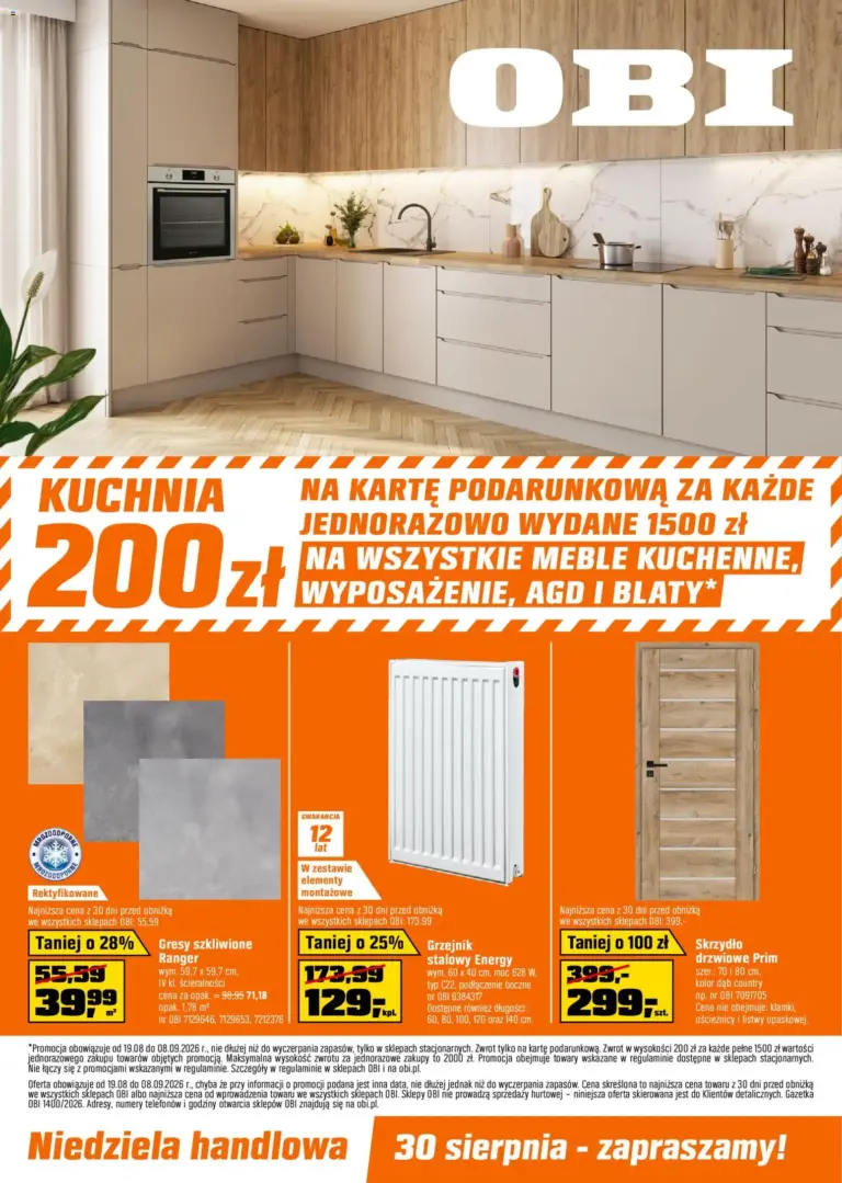 OBI Gazetka od 19.08.2026