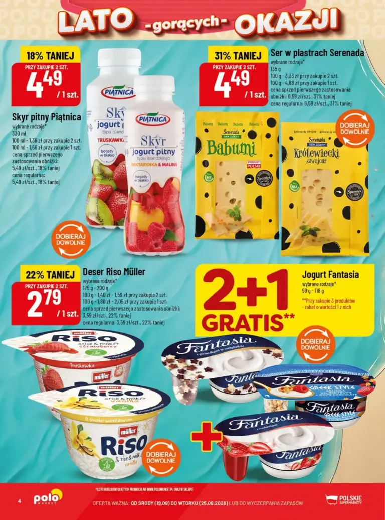 POLOmarket Gazetka od 19.08.2026