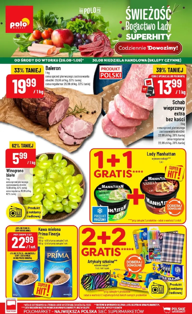 POLOmarket Gazetka od 26.08.2026