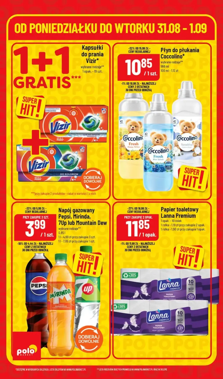 POLOmarket Gazetka od 31.08.2026