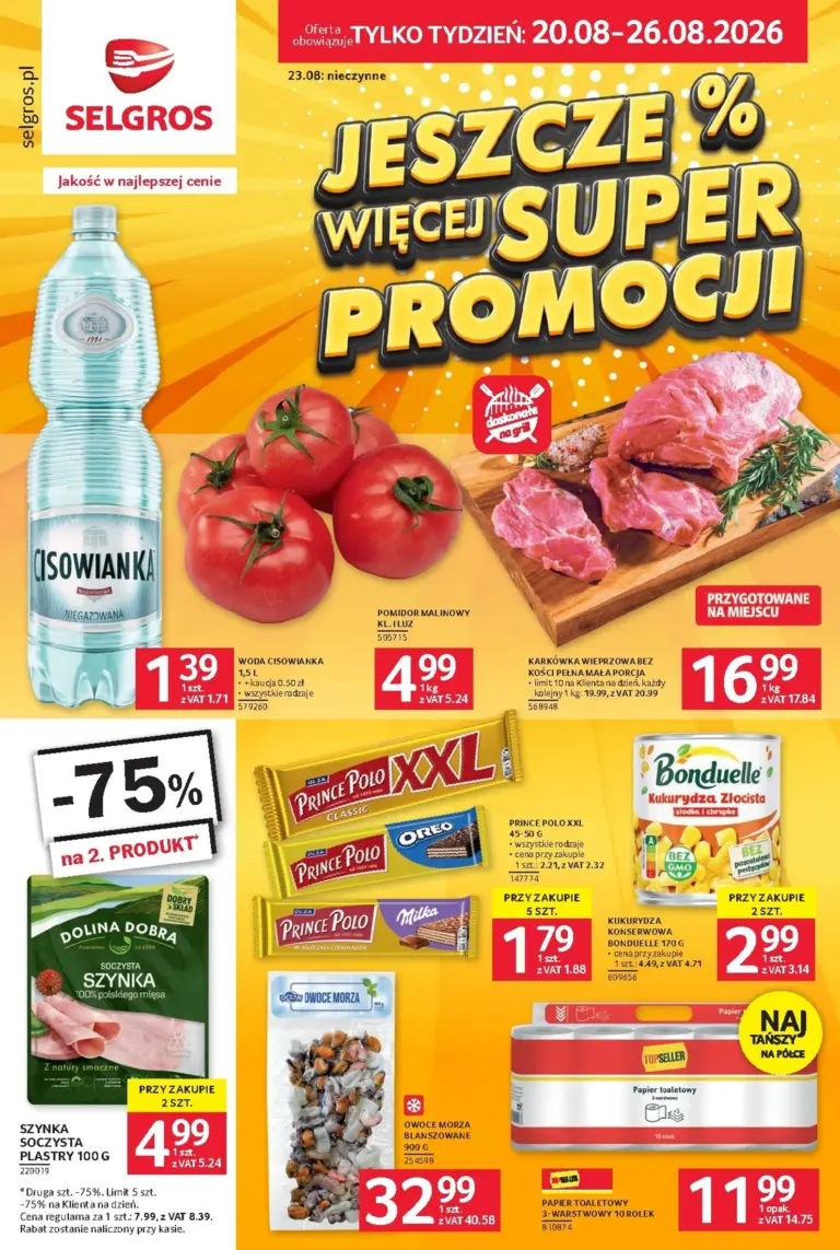 Selgros Cash&Carry Gazetka od 20.08.2026