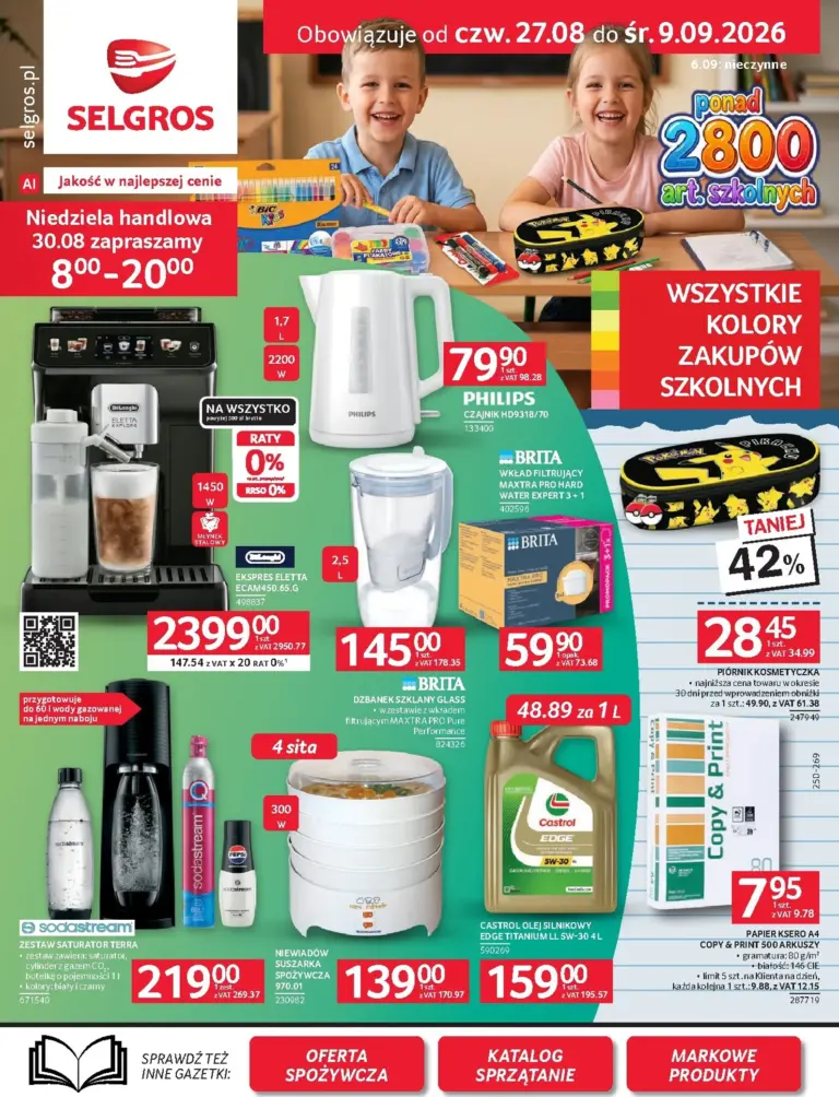 Selgros Cash&Carry Gazetka od 27.08.2026
