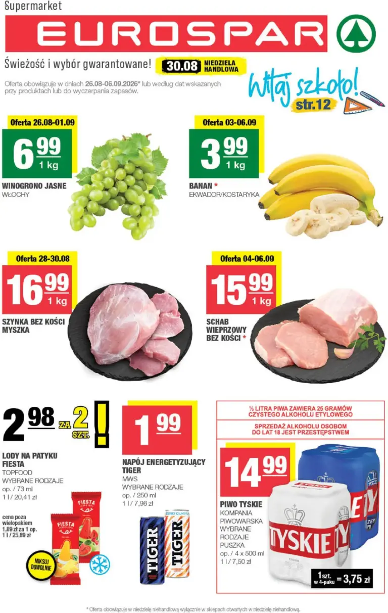 Spar Gazetka od 26.08.2026