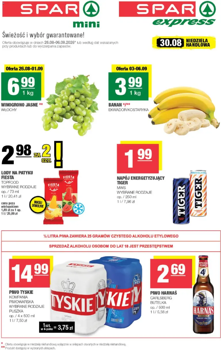 Spar Gazetka od 26.08.2026
