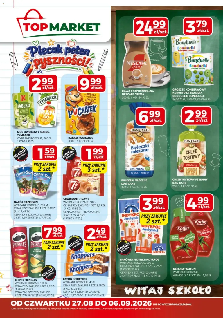 Top Market Gazetka od 27.08.2026