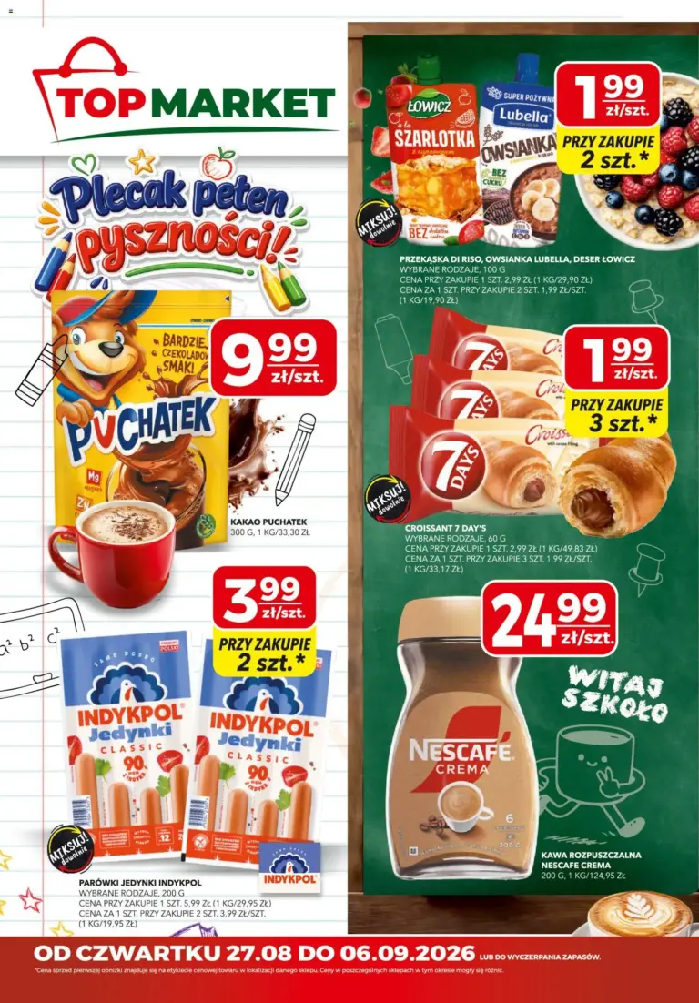 Top Market Gazetka od 27.08.2026