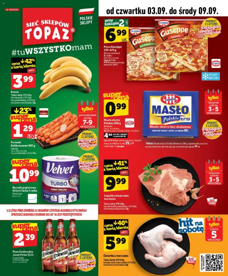 Topaz Gazetka od 03.09.2026