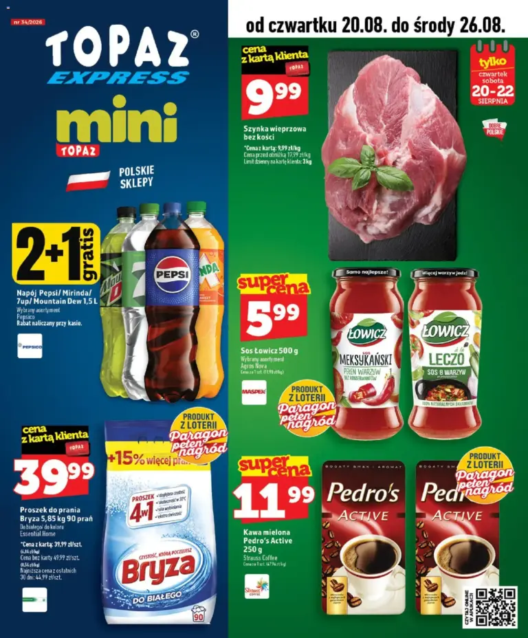 Topaz Gazetka od 20.08.2026