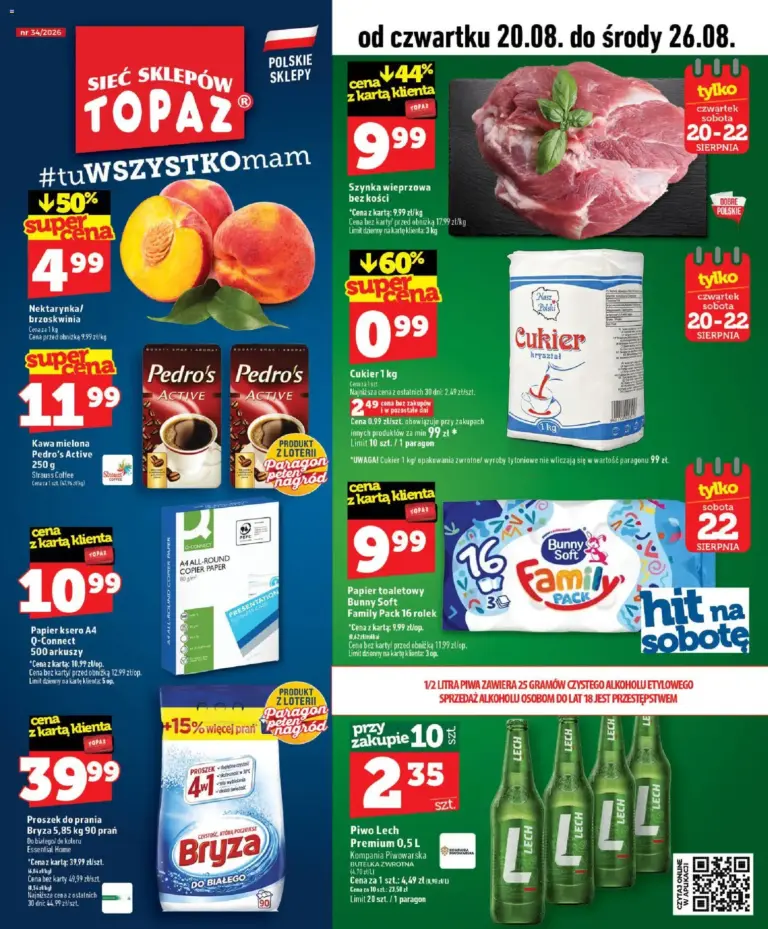 Topaz Gazetka od 20.08.2026
