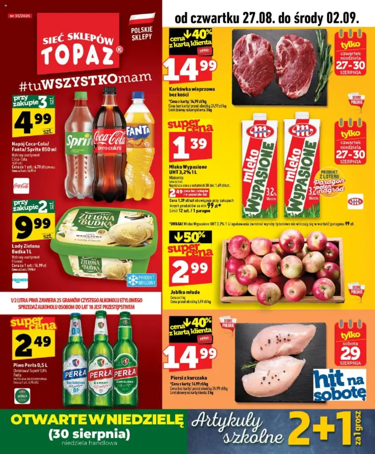 Topaz Gazetka od 27.08.2026