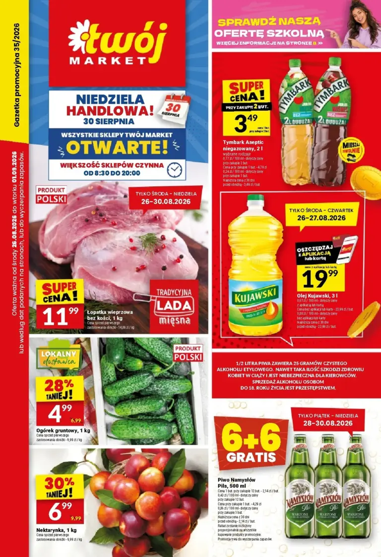 Twój Market Gazetka od 26.08.2026