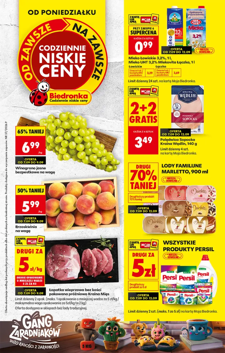 Biedronka Gazetka od 07.09.2026
