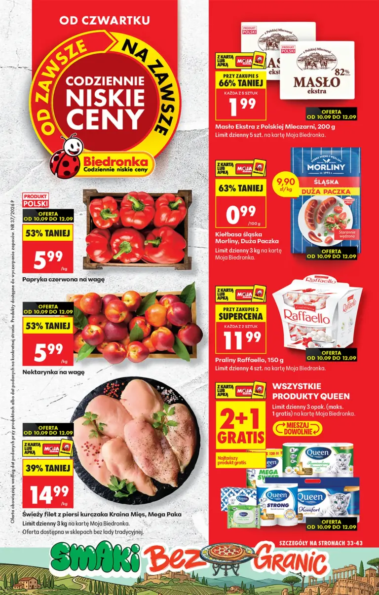 Biedronka Gazetka od 10.09.2026