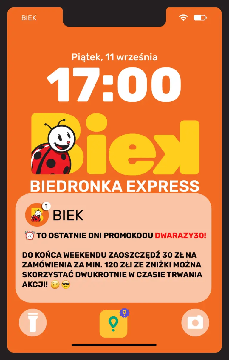 Biedronka Gazetka od 11.09.2026