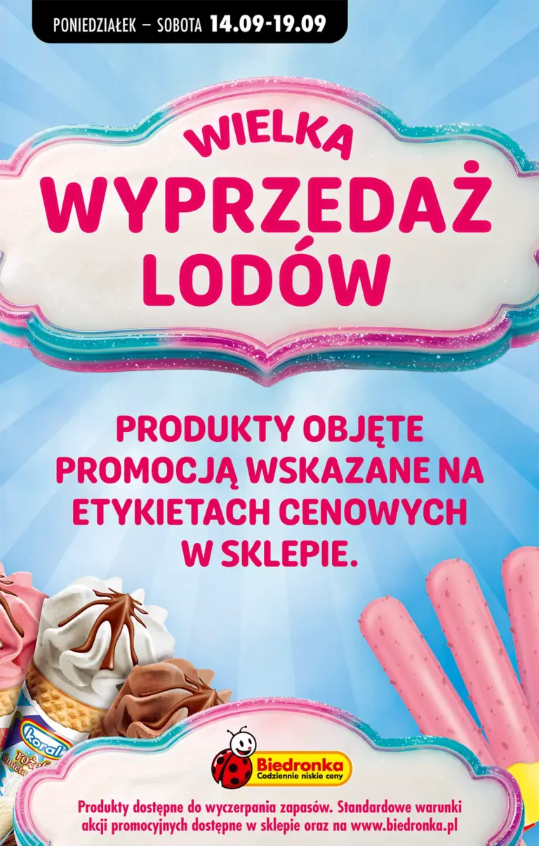 Biedronka Gazetka od 14.09.2026