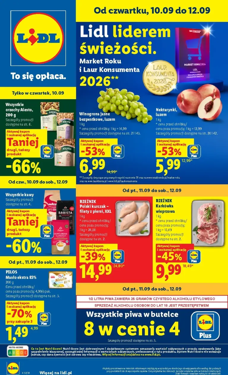 Lidl Gazetka od 10.09.2026
