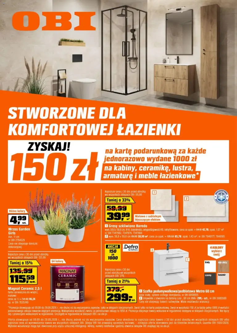 OBI Gazetka od 09.09.2026