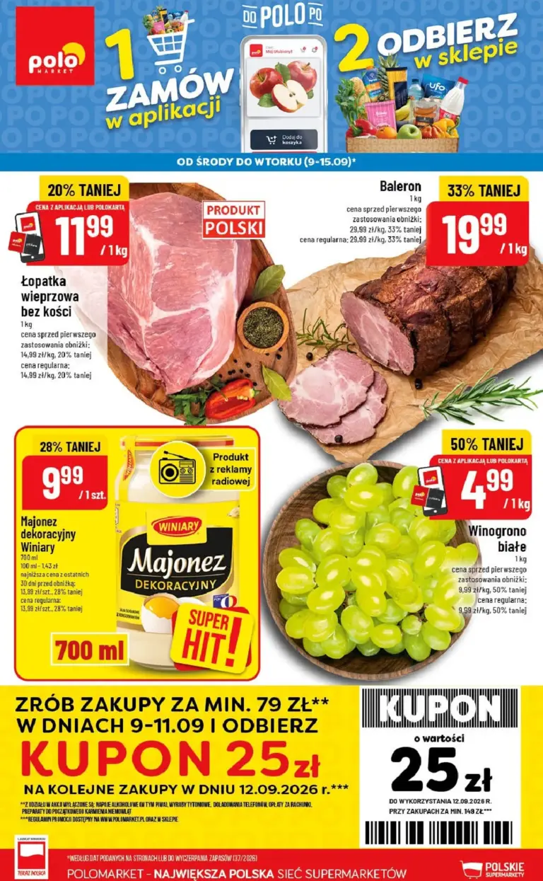 POLOmarket Gazetka od 09.09.2026