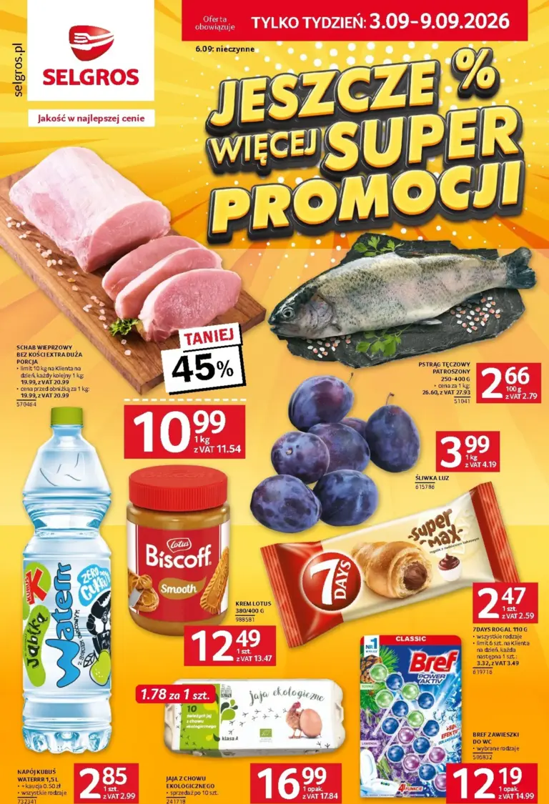 Selgros Cash&Carry Gazetka od 03.09.2026