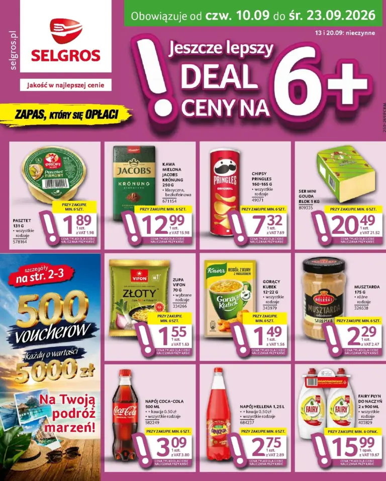 Selgros Cash&Carry Gazetka od 10.09.2026