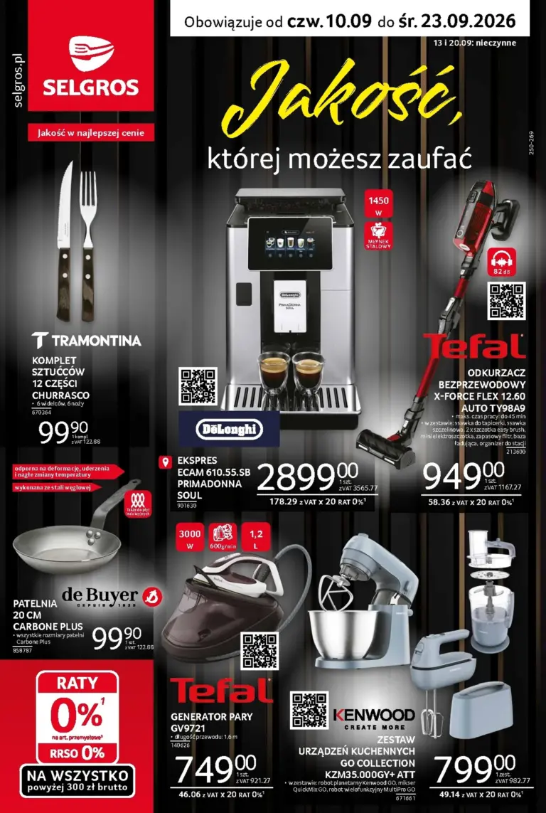 Selgros Cash&Carry Gazetka od 10.09.2026