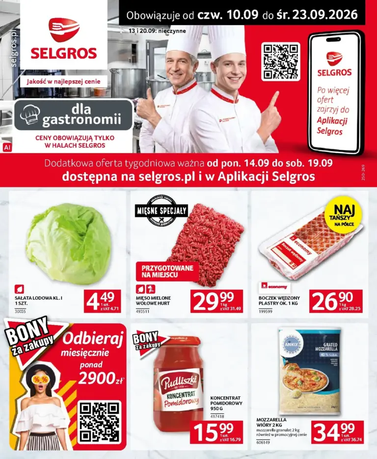 Selgros Cash&Carry Gazetka od 10.09.2026