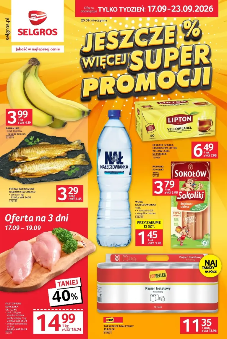 Selgros Cash&Carry Gazetka od 17.09.2026