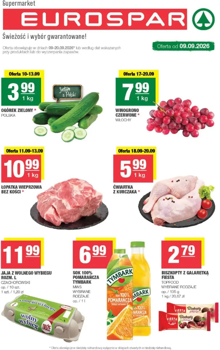 Spar Gazetka od 09.09.2026