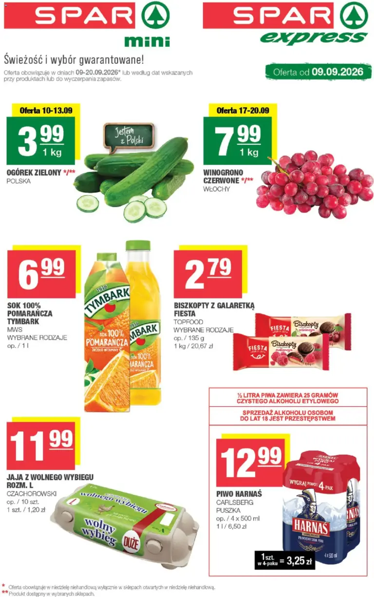 Spar Gazetka od 09.09.2026