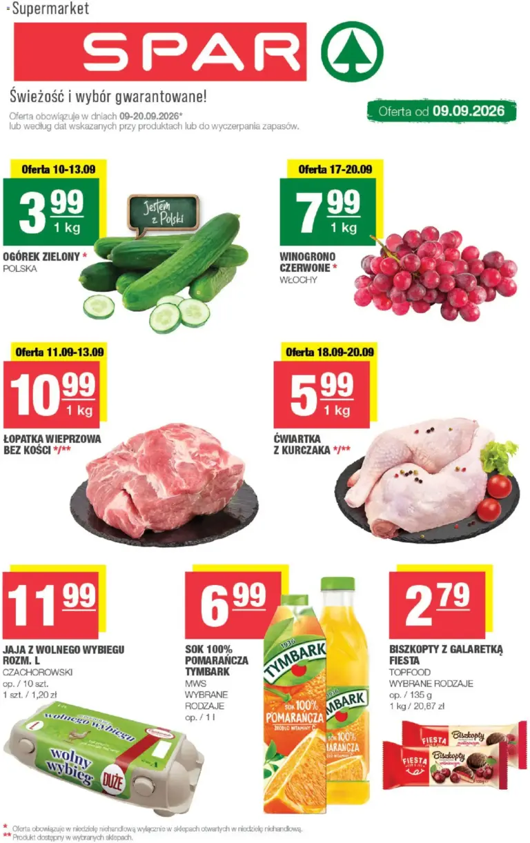 Spar Gazetka od 09.09.2026