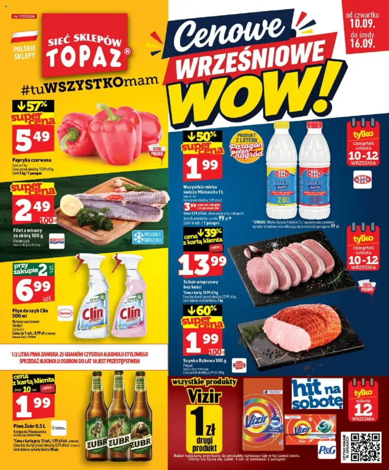 Topaz Gazetka od 10.09.2026