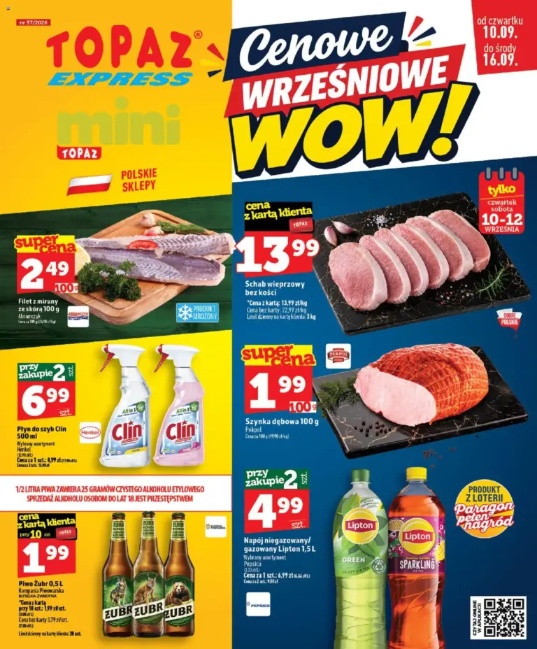 Topaz Gazetka od 10.09.2026