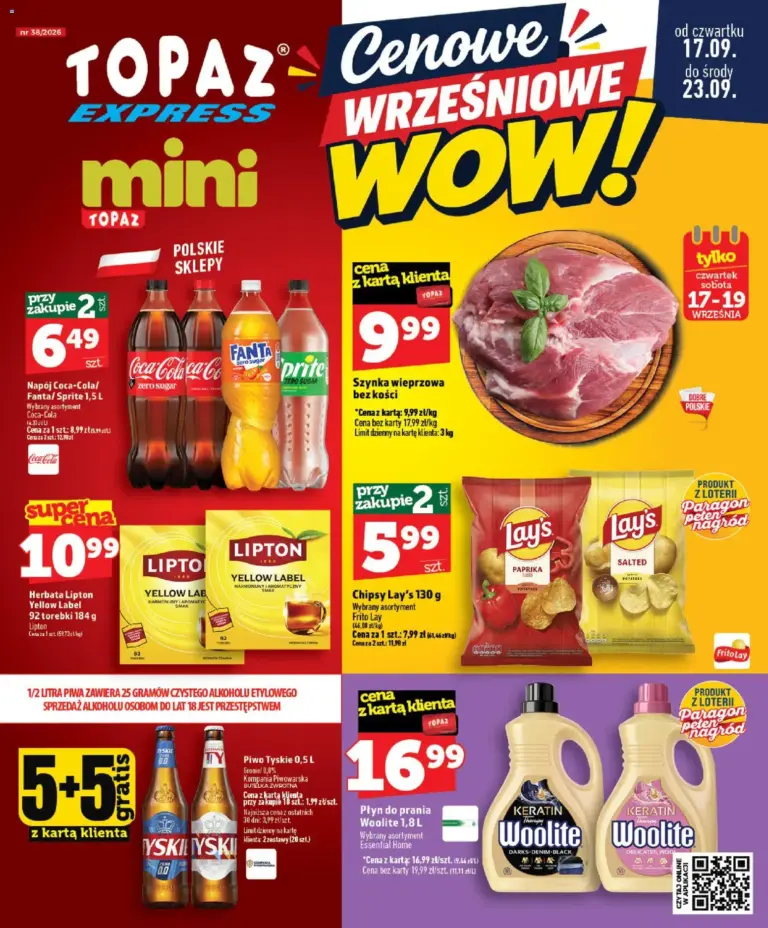 Topaz Gazetka od 17.09.2026