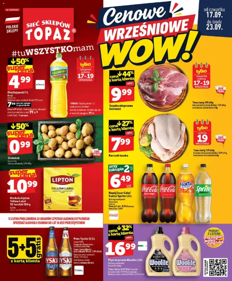 Topaz Gazetka od 17.09.2026