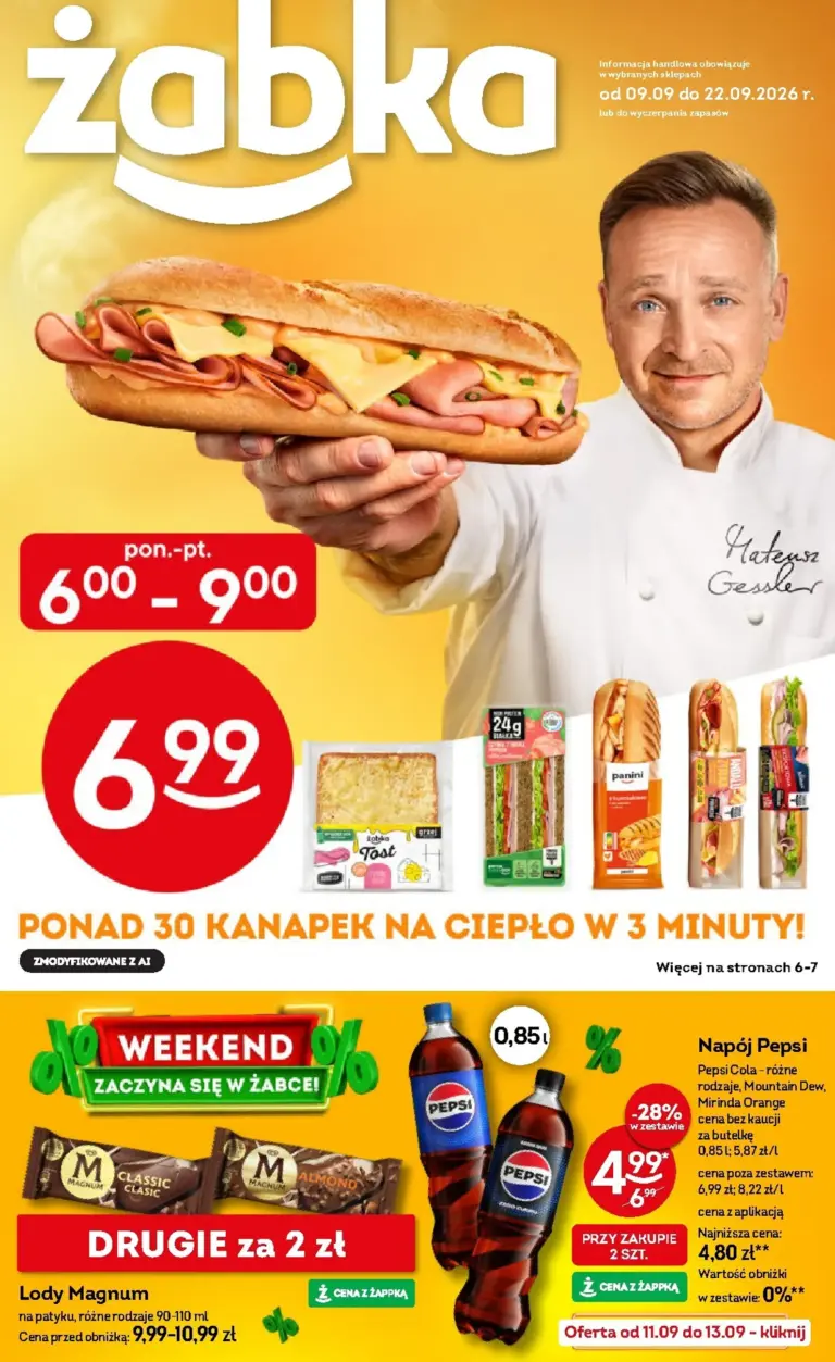 Żabka Gazetka od 09.09.2026